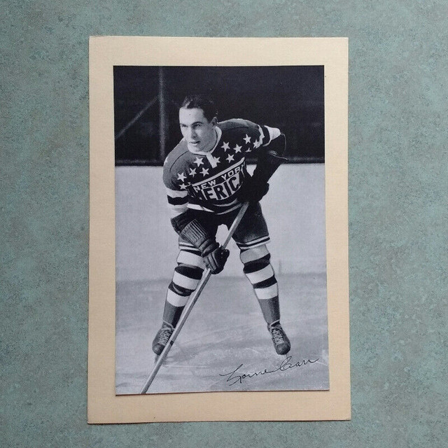 New York Americans Lorne Carr Bee Hive NHL Hockey Photo Card in Arts & Collectibles in Owen Sound