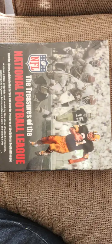 Treasures of the National Football League NFL Hardcover Book, View more
