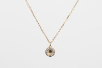 Round Shape Cubic Zircon Necklaces & Pendants for Women Gifts
