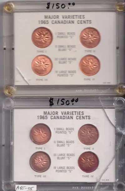 1965 x4  1c x2 sets, View more