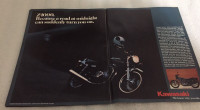 Authentic 1977 Kawasaki K-1000 Bike Ad
