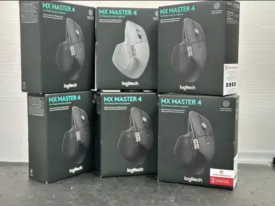 Logitech MX Master 4 Bluetooth Optical Mouse w/ Advanced, View more