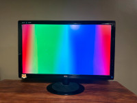 24 inch widescreen 16:9 FHD 1920x1080 LCD monitor with HDMI, VGA