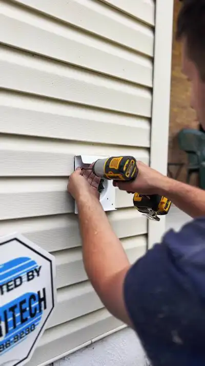Dryer Vent Installation – Exterior Wall Wood Framed Vinyl Siding, View more