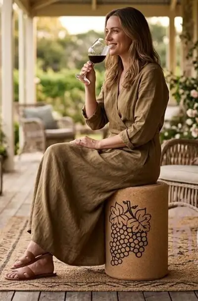 Wine Natural Cork Stool, View more