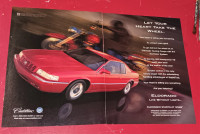 RETRO ORIG 1997 CADILLAC ELDORADO CAR AD - ANNONCE AUTO