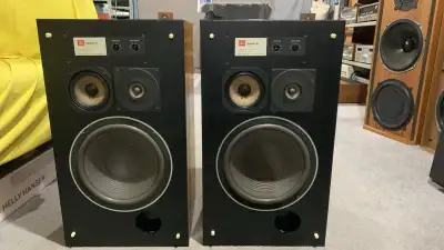 These are a pair of JBL Decade 36 speakers, known for their excellent sound quality and classic desi...