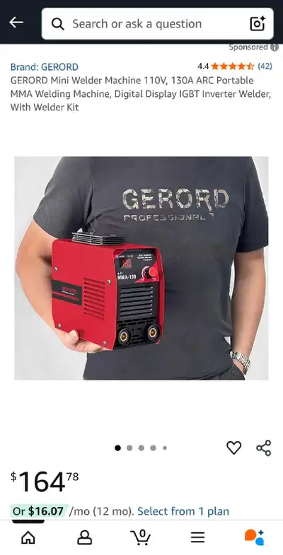 Brand new factory sealed Gerord Professional Inverter Welding Machine See pictures for detailed desc...
