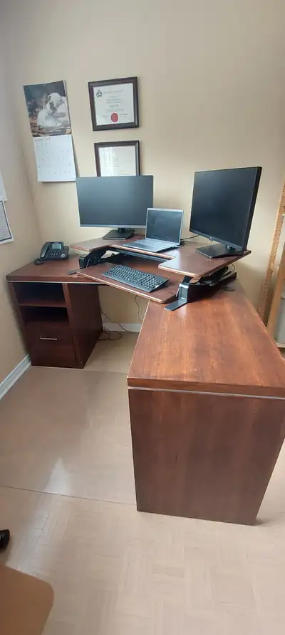 Adjustable Stand Up Desk Converter (up to 42" high), View more