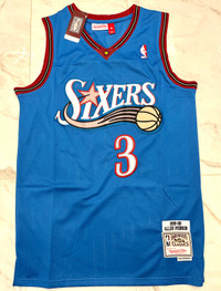 Iverson Blue Jersey Mitchell and Ness  2000