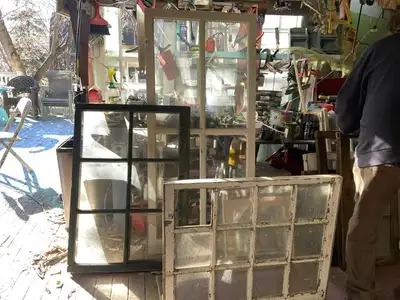 rustic ANTIQUE WINDOWS - various sizes! various Styles!!, View more