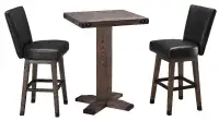 Rustic Pub Set - Pub table with 2 bar stools included!
