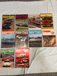 Vintage Car Magazines (Road and Track)