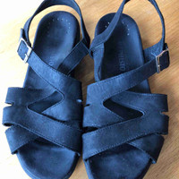 Mephisto Sandals Women's Size 42/12 Black Nubuck