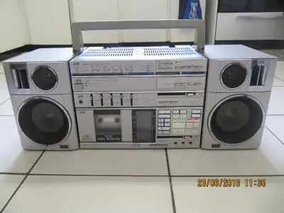 Classic JVC PC-R55C/D55C/B55K Componet Boombox Circa 1979-80s, View more