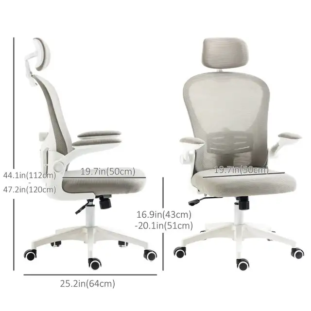 Office Chair, Mesh Computer Desk Chair with Adjustable Headrest,63234861421185123