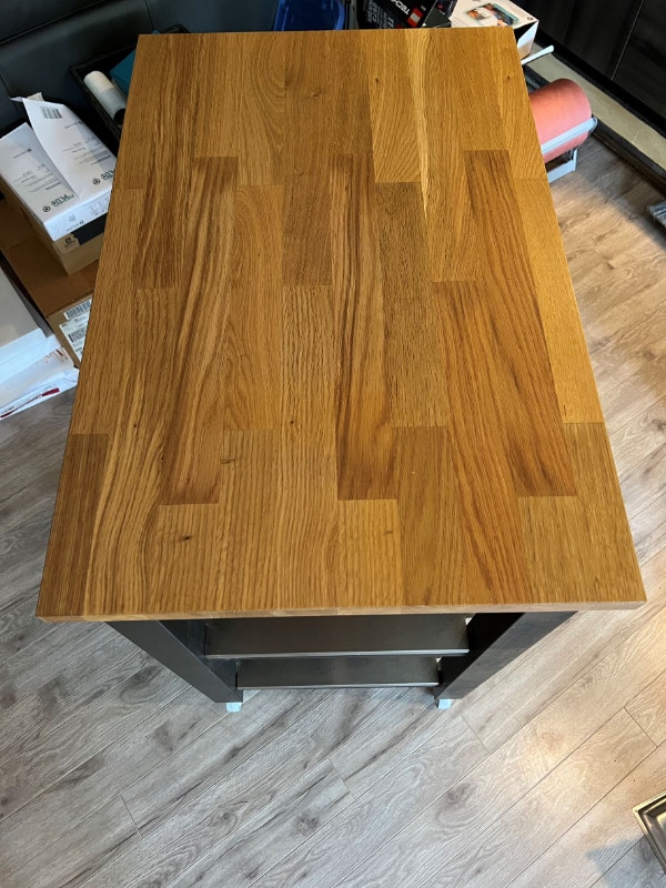 IKEA meuble îlot sur roulettes (2 meubles identiques, 200 ch