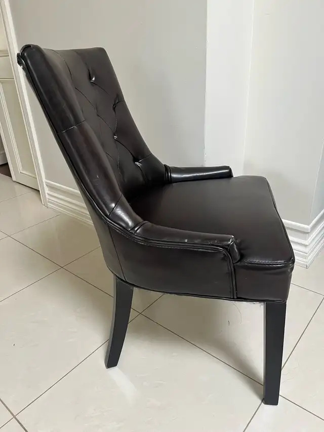 15 Dark Brown Dining Chairs $50 each or $500 for 15 in Chairs & Recliners in Markham / York Region - Image 3