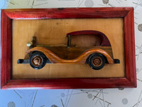 Vintage Car wooden plaque