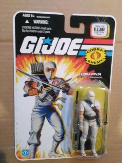 Storm Shadow GI Joe 25th Anniversary Action Figure from 2008 Never been opened. The packaging is in...