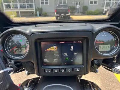 Great bike, never dropped, stored inside. Low Kms and new tires. Drivers backrest, heated grips. No...