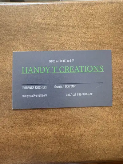 Hello Saskatoon and surrounding area! I am a handyman who also has a mechanic background. -Looking t...