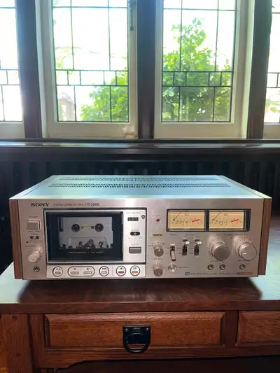 Vintage Sony TC-229SD Stereo Cassette Deck, View more