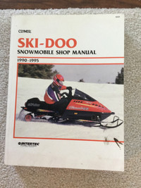 Ski Doo shop manual 590 pages for 1990  to 1995 ski doos
