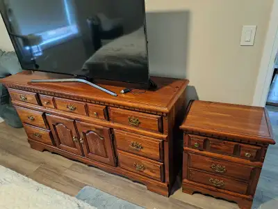 man's and ladies dressers and 2 night stands. , View more