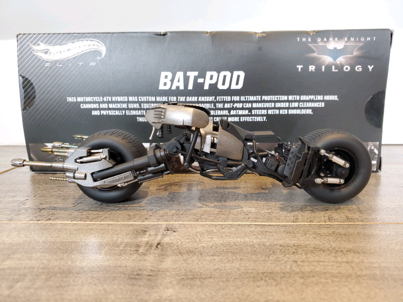 1:18 Diecast Hot Wheels Elite Dark Knight Batman Bat-Pod | Arts &  Collectibles | Kawartha Lakes | Kijiji