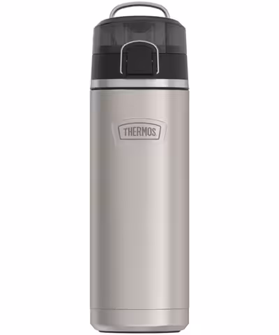 Thermos Icon™ Series, 710 ml Stainless Steel Bottle with wide mouth and high flow, hygienic covered...