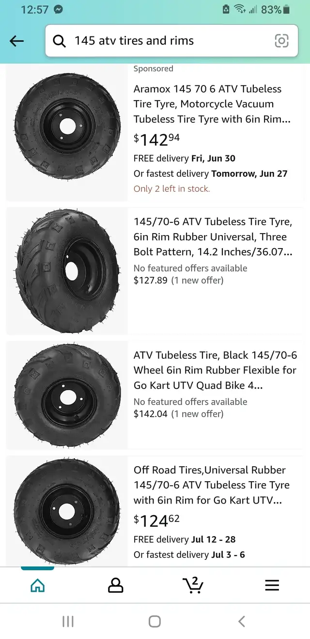 NEW Hakuba 145/70-6 KIDS ATV off-road TIRES 50cc-110cc in ATV Parts, Trailers & Accessories in Brantford - Image 11