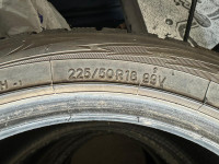 Set of 4 Toyo All Season Car Tires Used Like New -  (No Rims)