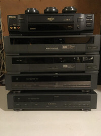 Mitsubishi VHS VCRs U54 and U56 models for repair or parts