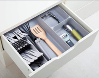 Large Kitchen Drawer Organizer Tray Cutlery Utensils Storage