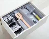 Large Kitchen Drawer Organizer Tray Cutlery Utensils Storage