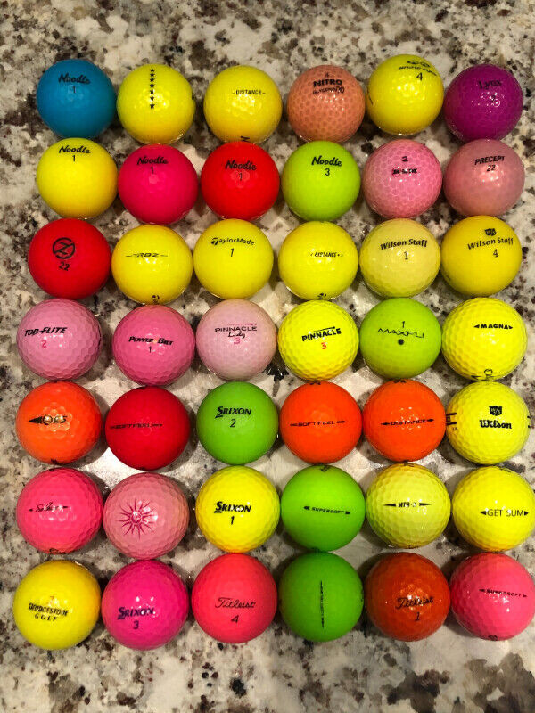 Coloured Golf Balls for winter golf for $1 each in Golf in Kitchener / Waterloo - Image 2
