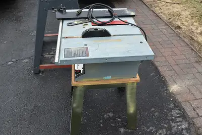 Delta table saw with table, View more