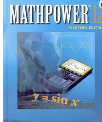 Math Power 12 textbook, View more