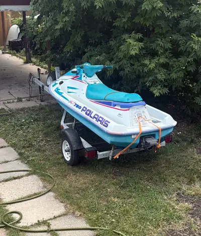 Get ready to make some waves with this used Polaris SLT750 Jet Ski! 3 cyl, 3 seater .This personal w...