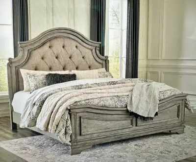 King Size Quaint Elegant Tufted Bed Frame, View more