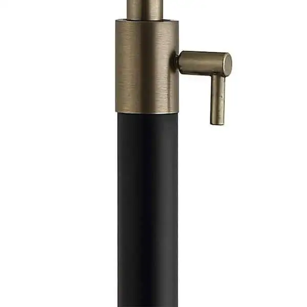 Matte Black and Antique Brass Adjustable Table Lamp in Dining Tables & Sets in Markham / York Region - Image 7