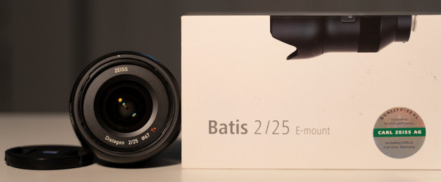 ZEISS Batis 25mm f/2 Lens for Sony E Mount in Cameras & Camcorders in City of Halifax