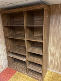 Used wood book shelf