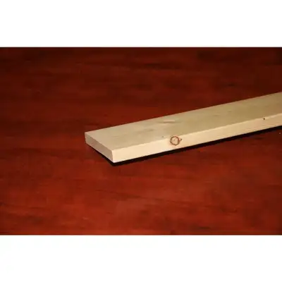 Multi use lumber featuring a smooth finished side and also a rough cut side when a rustic finish is...