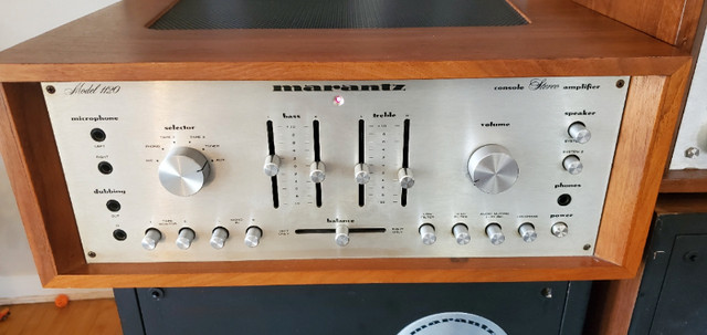 RARE FIND Marantz 1120/115B Both with Wood Cases in Stereo Systems & Home Theatre in London - Image 2