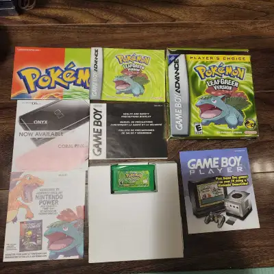 Pokemon LeafGreen PC Gameboy Advance, View more