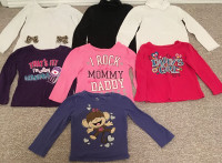 Childrens Place (7) Long Sleeve Shirts Toddler Sz 4