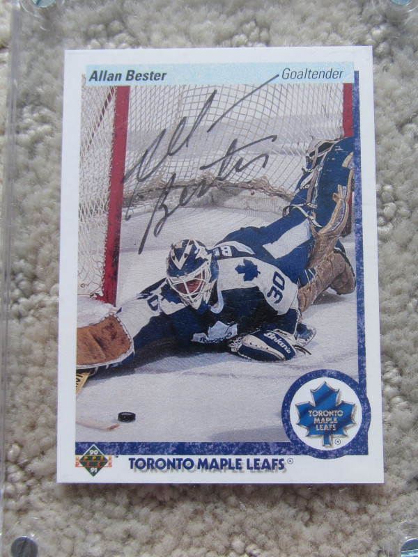 Alex Delvecchio, Allan Bester, Keith Primeau Signed Hockey Cards in Arts & Collectibles in Kitchener / Waterloo