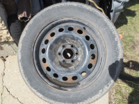 Michelin Defender Tire 225/60r17, 6 bolt chevy rim 6x115